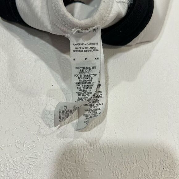 Nike Dri-Fit Sports Bra Small Gray Black Band Activewear - Picture 4 of 6